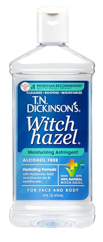 Astringente Hidratante Sin Alcohol T.N. Dickinson's con Hamamelis Natural al 100% | Calma, Nutre e Hidrata la Piel | Para Cara y Cuerpo | 16 Fl Oz - imagen 2