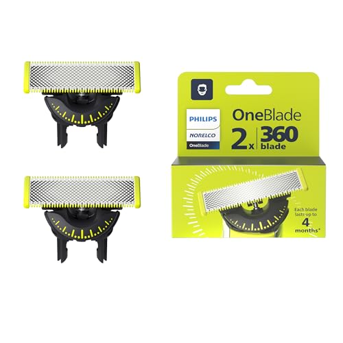 Cuchillas de Repuesto Philips Norelco OneBlade 360, para Afeitadora y Recortadora OneBlade, Acero Inoxidable Duradero, 2 piezas, QP420/80 - imagen 2