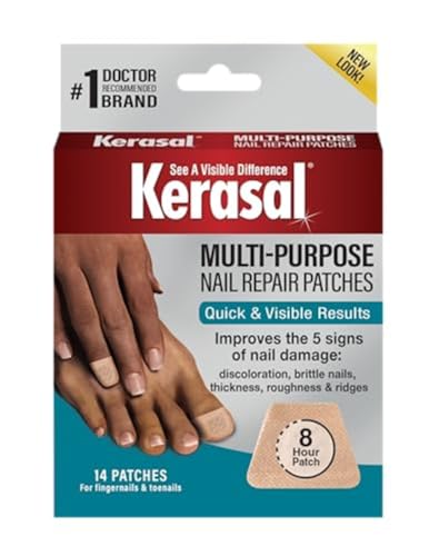 Parches de Reparación de Uñas Multiusos Kerasal - 14 Piezas - Tratamiento de 8 Horas para Uñas Dañadas, Restaura la Apariencia Saludable - imagen 3