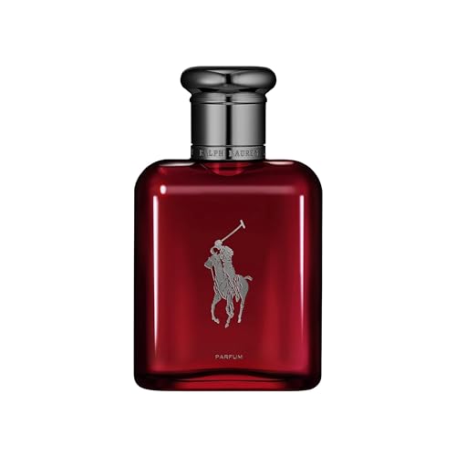 RALPH LAUREN FRAGRANCES Polo Red - Parfum - Men's Cologne - Ambery & Woody - With Absinthe, Cedarwood, and Musk - Intense Fragrance - 2.5 Fl Oz - imagen 1