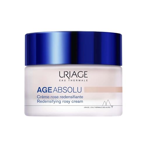 Crema Rosada Redensificante Uriage Age Absolu, Reduce Visiblemente Arrugas, Rellena y Suaviza la Piel, con Procolágeno, Retinol y Vitaminas C y E, - imagen 1