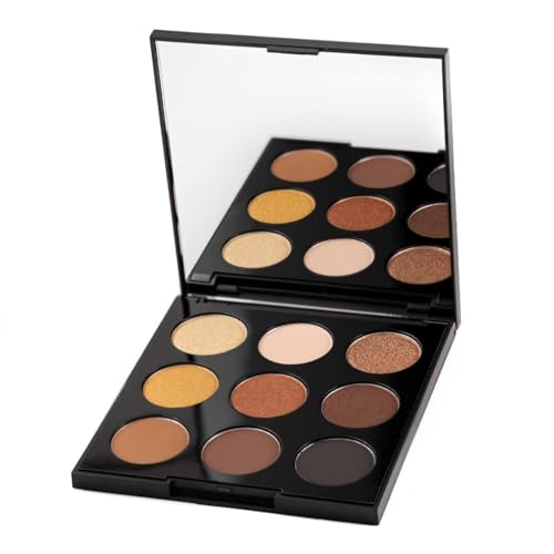 Paleta de Sombras Palladio Ultimate de 9 Colores, Fórmula Libre de Talco, Tonos Altamente Pigmentados en Acabados Mate y Brillantes, Maquillaje - imagen 1