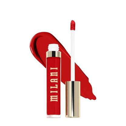Milani Stay Put Liquid Lipstick de Larga Duración - Fórmula Resistente a Manchas, Besos y Desvanecimiento - Red Flag - imagen 2