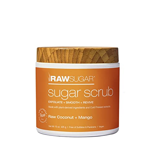 Exfoliante de Azúcar Crudo Raw Sugar, Coco y Mango, 15 Onzas - imagen 3
