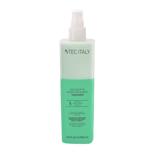 Tec Italy Due Faccetta Giorno por Día Tratamiento Sin Enjuague de Dos Fases 300 ml para Cabello Dañado, Restaura Hidratación, Suaviza y Mejora el - imagen 1