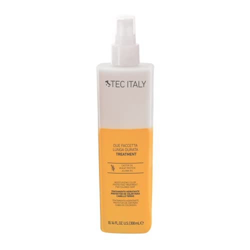 Tec Italy Due Faccetta Tratamiento Leave In Dos Fases para Cabello Teñido con Protección UV, Hidratante, Desenredante, Previene Desvanecimiento, - imagen 2