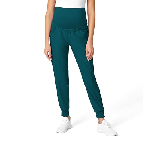 Pantalón de Scrubs de Maternidad Wink W123, Jogger, Azul Caribe, Talla 3X - imagen 3