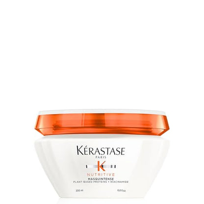 Kerastase Nutritive Masquintense Mask For Fine to Medium Dry Hair - Deeply Nourishes & Conditions, With Plant-Based Proteins & Niacinamide, 6.8 Fl Oz - imagen 1