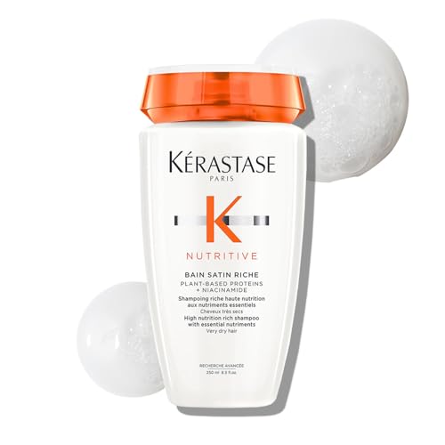 Champú KÉRASTASE Nutritive Bain Satin Riche, Limpia y Fortalece contra la Sequedad, Aporta Suavidad, Brillo y Nutrición con Proteínas de Origen - imagen 2