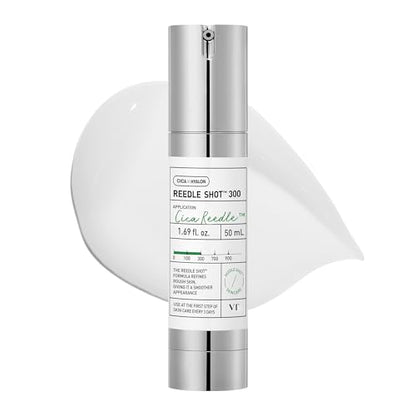 VT COSMETICS CICA Reedle Shot 300, Suero Microneedling de Exosomas Nocturno, Centella Asiática, Ácido Hialurónico, 1.69 Fl Oz (50ml) - imagen 3