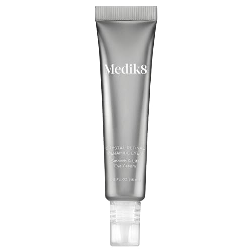 Crema para los Ojos Medik8 Crystal Retinal Ceramide 3 - Crema Lifting con Vitamina A - Suavizante para Arrugas y Piel Sensible - 0.5 oz - imagen 1