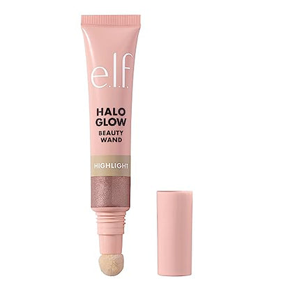 e.l.f. Halo Glow Highlight Beauty Wand, Iluminador Líquido para Piel Radiante, Fórmula Construible, Vegano y Libre de Crueldad, Cuarzo Rosa - imagen 1