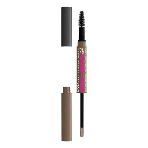 Gel de Cejas de Larga Duración NYX PROFESSIONAL MAKEUP Zero to Brow, Color Marrón Ceniza - imagen 1
