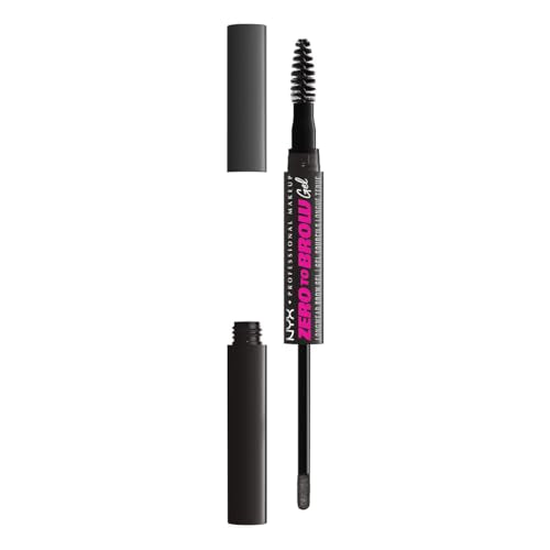 Gel de Cejas de Larga Duración NYX PROFESSIONAL MAKEUP Zero to Brow, Color Negro - imagen 2