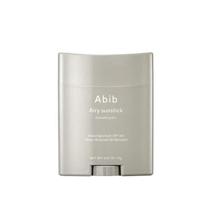 Barra de Protección Solar Abib Airy Sunstick SPF50+ de Amplio Espectro, Protector Solar Semimate para Piel Grasa y Mixta, Resistente al Agua, 0.81 oz - imagen 3