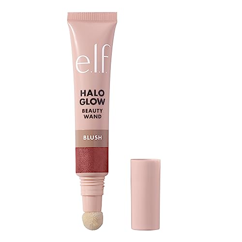 e.l.f. Halo Glow Blush Beauty Wand, Barra de Rubor Líquido Vegana y Cruelty-Free, Infusionada con Escualano, Rosé You Slay - imagen 2