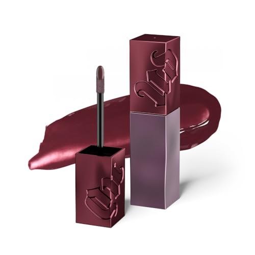 Urban Decay Vice Lip Bond Glossy Liquid Lipstick (Give Em Backtalk - Rosa Nude Profundo), Resistente al Transfer, Hasta 16HR de Duración, Vegano, - imagen 1