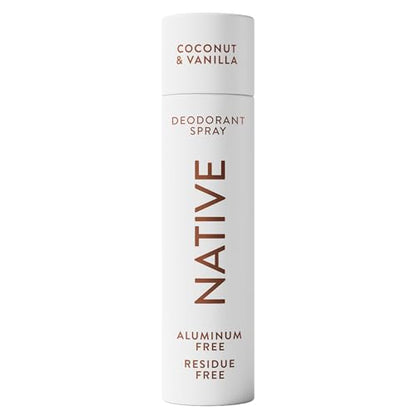 Desodorante y Spray Corporal Native, Coco y Vainilla, Protección contra Olores de 72 Horas para Axilas y Cuerpo, Sin Aluminio, Secado Rápido, 3.5 oz - imagen 1