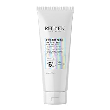 Máscara Capilar Redken Acidic Bonding Concentrate - Máscara Líquida Hidratante de 5 Minutos, Fortalecedora para Cabello Seco y Dañado, 8.5 Fl Oz - imagen 1