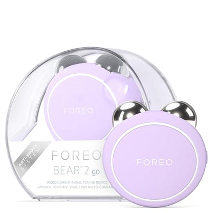 FOREO BEAR 2 go - Dispositivo facial de microcorriente portátil - Anti-envejecimiento - Esculpido facial - Lavanda - imagen 1
