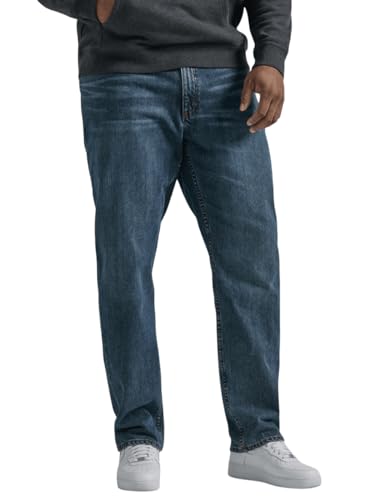 Lee Men's Big & Tall Legendary Relaxed Straight Jean, Lieutenant, 52W x 30L - imagen 2