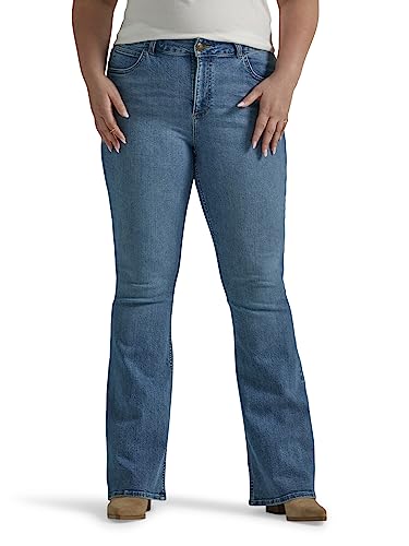 Jeans de campana de talle medio para mujer Lee Plus Size Legendary Retro 16 Plus - imagen 1