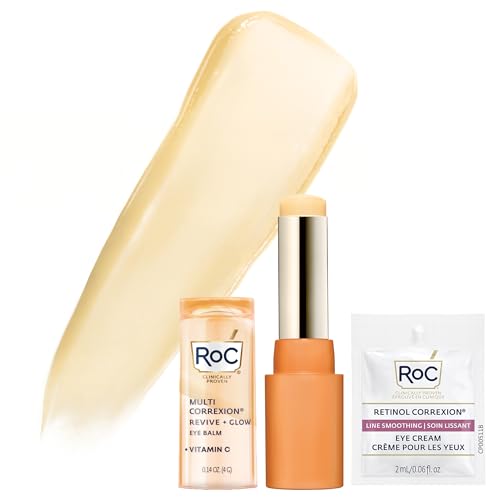 Bálsamo para Ojos RoC Multi Correxion Revive + Glow con Vitamina C (4 g) + Muestra de Crema para Ojos con Retinol - imagen 3