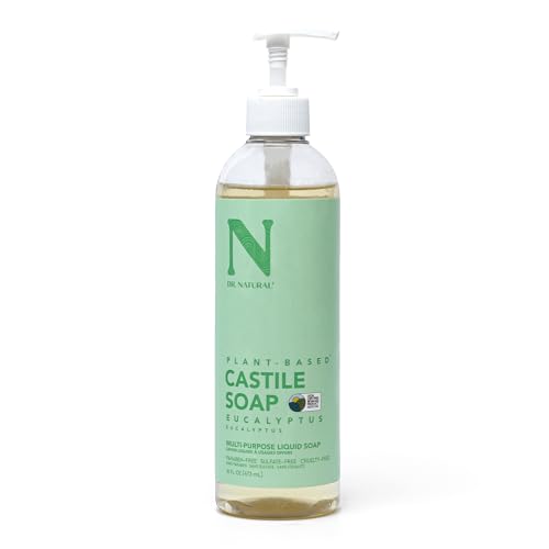 Jabón Líquido de Castilla Dr. Natural - Gel de Ducha, Champú y Limpiador Facial Multiusos - Jabón Hidratante para Piel, Cabello, Mascotas y Hogar - - imagen 4