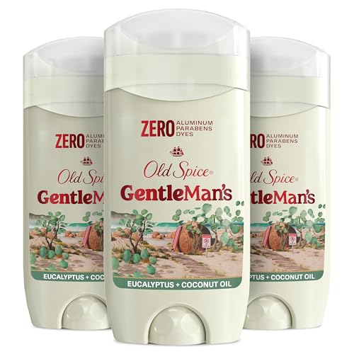 Desodorante en barra Old Spice GentleMan's sin aluminio para hombres, frescura duradera 24/7, suave con la piel, aroma a eucalipto y aceite de coco, - imagen 2