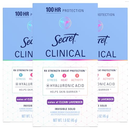 Desodorante Antitranspirante Secret Clinical Strength para Mujeres, Protección 3X contra el Estrés, 72 horas de Protección contra Sudor y Olores, - imagen 2
