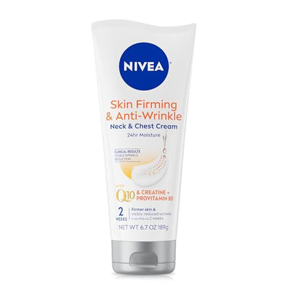 Crema NIVEA para el Cuello y el Escote, Antiarrugas y Reafirmante con Coenzima Q10, Creatina y Provitamina B5, 6.7 Oz - imagen 4