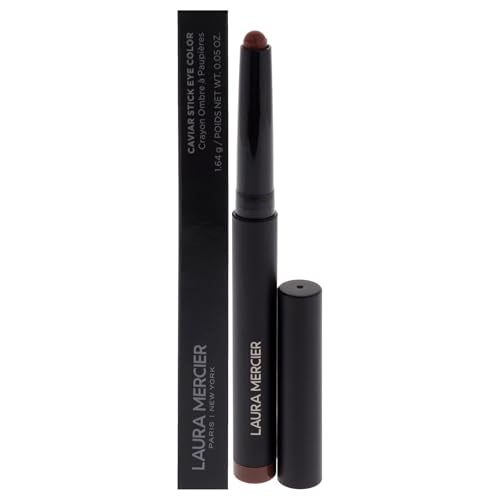Sombra de Ojos en Stick Laura Mercier Caviar Stick: Acabado Mate, Larga Duración 24HR, Color Rico, Hidratante con Ácido Hialurónico, Waterproof, Brick - imagen 1