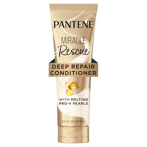 Acondicionador Profundo Pantene Miracle Rescue con Perlas Pro-V Derretidas - Para Cabello Seco, Dañado o Tratado - Hidratación Intensa y Reparación - - imagen 3