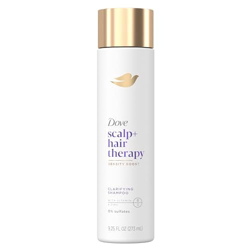 Champú Aclarador Dove Density Boost para el Cuero Cabelludo y el Cabello, Limpieza Suave, con Vitamina B3 y Zinc, 0% sulfatos, 9.25 oz - imagen 1