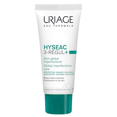 Uriage Hyseac 3-regul+ | Hidratante Facial para Piel Grasa Propensa al Acné, Control de Imperfecciones, 1.35 oz - imagen 2