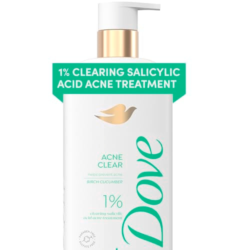 Dove Serum Gel de Baño Acne Clear para piel problemática con Ácido Salicílico 18.5 Fl Oz - imagen 2