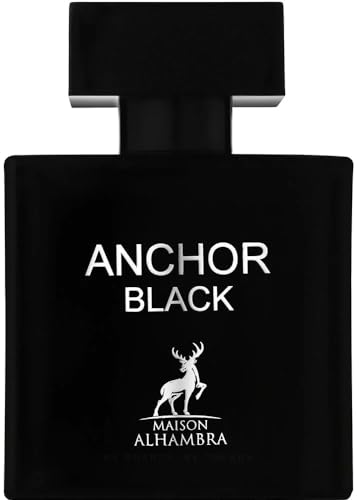 Maison Alhambra Anchor Black – Fragancia de Eau de Parfum para Hombre, Aroma Especiado, Cuero, Amaderado, Ámbar – 100 ml / 3.40 Onzas - imagen 1