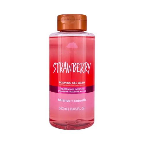 Gel de Ducha Espumoso Tree Hut de Fresa | Limpia y Siente la Piel Sin Perder Hidratación | Con Complejo de Aceite Hidratante | 18 fl oz. - imagen 4