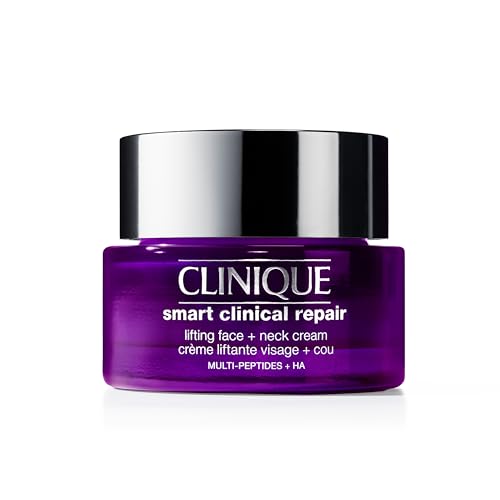 Clinique Smart Clinical Repair Anti Aging Lifting Face + Neck Cream with Peptides + Hyaluronic Acid For All Skin Types| Hydrating, 1.7 Fl Oz - imagen 1
