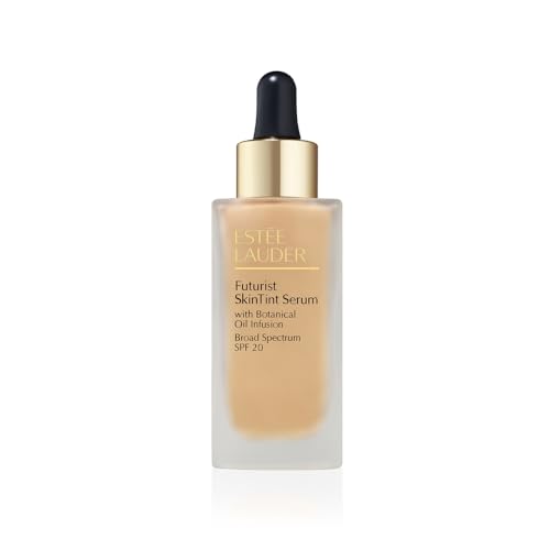 Base de Maquillaje Estée Lauder Futurist Skin Tint Serum SPF 20 con Glicerina | Cobertura Ligera, 1.0 Fl Oz, 1W1 Bone - imagen 1