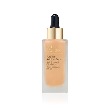 Base de Maquillaje Estée Lauder Futurist Skin Tint Serum SPF 20 con Glicerina | Cobertura Ligera, 1.0 Fl Oz, 1W1 Bone - imagen 4