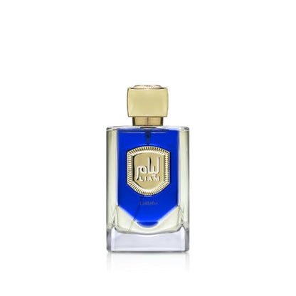 Lattafa Liam Blue Shine Eau de Parfum Spray Unisex, 3.4 Onzas - imagen 1