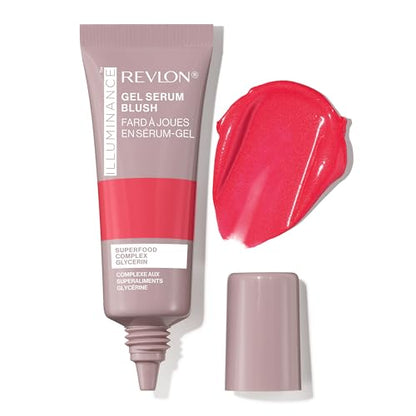Revlon Illuminance Gel Serum Blush, Mejora el Volumen de las Mejillas, Acabado Radiante e Hidratación Todo el Día, 120 Striking Rose, 0.37 fl oz. - imagen 2