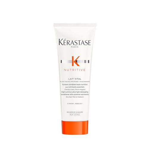 Acondicionador Hidratante Kerastase Nutritive Lait Vital para Cabello Fino a Medio Seco - Ilumina y Desenreda Fácilmente, con Proteínas de Origen - imagen 3