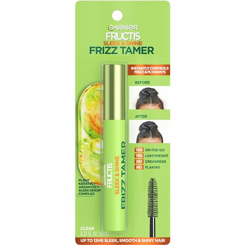 Sérum para el cabello Garnier Fructis Sleek & Shine, control de frizz y cabellos rebeldes, 0.27 Fl Oz - imagen 1