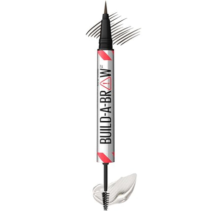 Maybelline Build-A-Brow Lápiz 2 en 1 y Gel Sellador para Cejas, Maquillaje para Cejas Realistas y Más Llenas, Marrón Negro, 1 Unidad - imagen 4