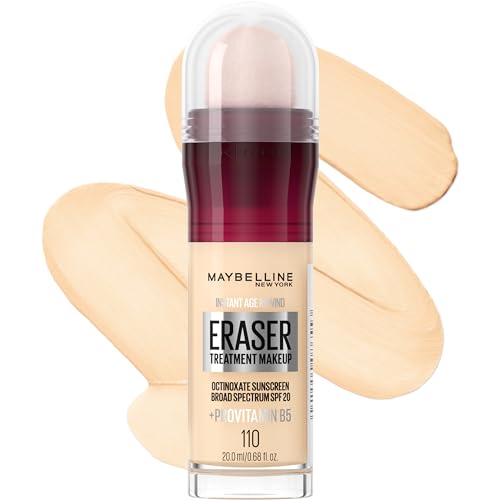 Base de Maquillaje Maybelline Instant Age Rewind Eraser con SPF 20 y ProVitamina B5 Hidratante, 110, 1 Unidad - imagen 2