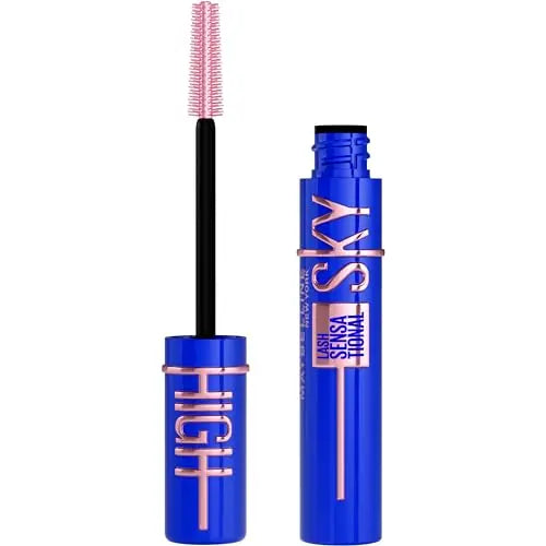 Maybelline Lash Sensational Sky High Máscara de Pestañas Lavable, Voluminizadora, Alargadora, Definidora, Rizada, Color Blue Mist, 1 pza - imagen 4