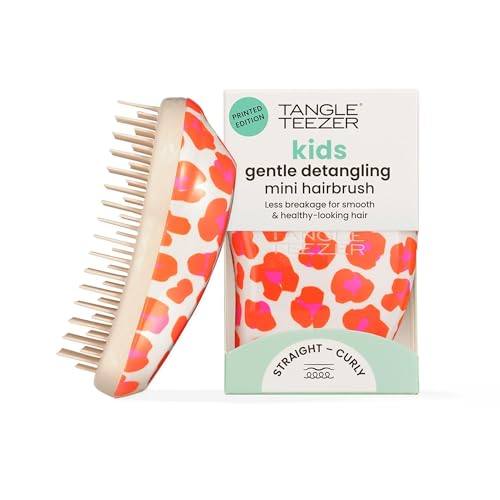 Cepillo Desenredante Tangle Teezer Original, Mini Tamaño de Viaje para Seco y Húmedo, para Niños y Todo Tipo de Cabello, Naranja Safari - imagen 1