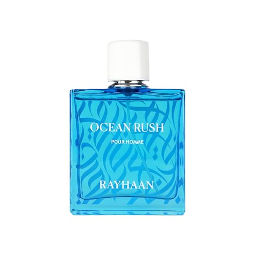RAYHAAN Ocean Rush Eau de Parfum en Spray para Hombres, 3.4 Onzas - imagen 1